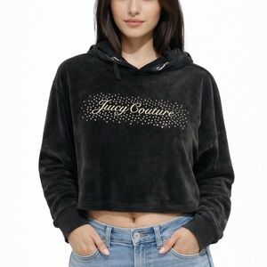 Juicy Contour OG Big Bling Velour Hoodie (Limited Edition) NWOT